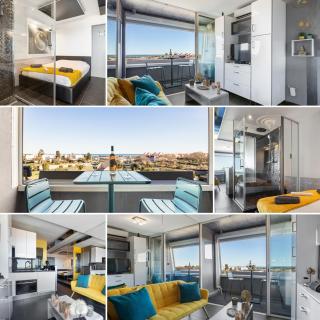 Le Mirror - Vue Mer - Port Nature - Parking - Village Naturiste - Cap d'Agde - 9