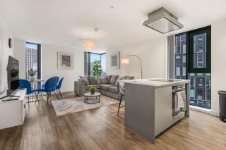 Broad Street 2 Bed Apt, 24hr Gym, Netflix and Parking - 0
