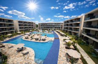 Malia Beach-Muro Alto Flat Alto PadrãoTérreo - 0