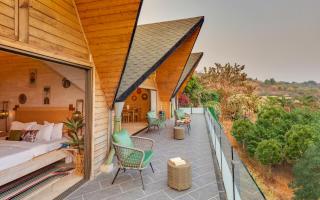 SaffronStays Shambhala Bodhi - 3-BR villa overlooking Pawna Lake with private pool, jacuzzi, and lounge areas - 5