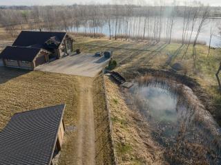 Private lakeside holiday house with fireplace, sauna, hot tub - Ezernams Dzintars - 5