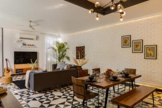 TBK VILLA10,5 mins vagator beach,Pvt pool &jacuzzi - 8