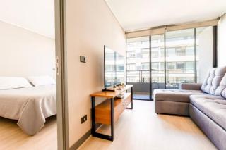 VR | 2PAX, 1D1B, GYM, balcón, Piscina Metro Toesca - 0