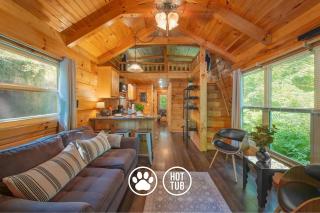 Thomas Cabin Forest Tiny Cabin With Hot Tub - Chattanooga - 8