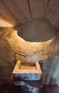 Maison Terre Les Cabanes de Fallot - sauna bain-froid piscine naturelle - 8