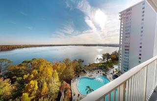 Lakefront condo with lake view, kitchen, gym, pool & hot tub near attractions - 9