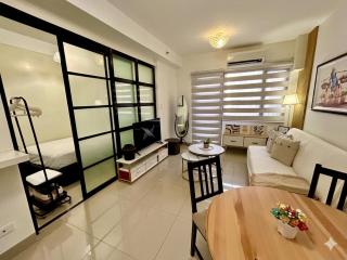 Cozy 1BR Condo Fully-furnished Resort Wi-Fi NetFlix - Manille - 9