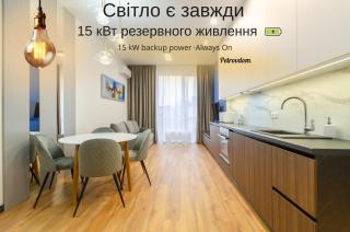 4-166 Yaroslaviv Grad, Bulvarno Kudriavska 17, Kyiv centre, Golden Gate metro nearby, fantastic city view, 15 kW backup power, Petrovdom Apartment - 0