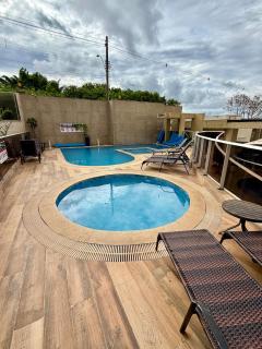 By Hospede Fácil - Studio Ipê do Cerrado - Lago Norte - Piscina, Academia, Suana, Garagem - 3