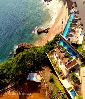 BEACH CLASS - Novo com Acesso Privativo à Praia - Quarto e Sala com Varanda na Orla Barra-Ondina - 0