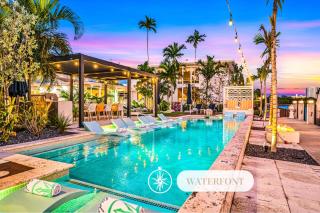 Waterfront Heated pool Lime Key Four - 6