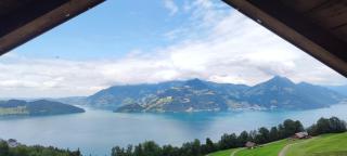 4 Personen, Panorama-Seesicht, Balkon, Gartensitzplatz - 4