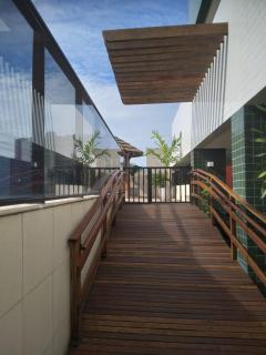 Apart Maceió sala quarto cozinha home office - 7