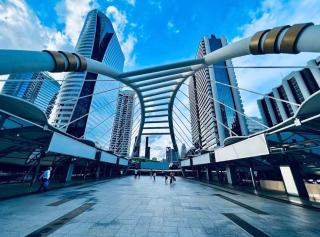 Si Lom Sathon is a large space city view Condo near King Power Mahanakhon BTS Phat Phong Night Market tourist business district - 2