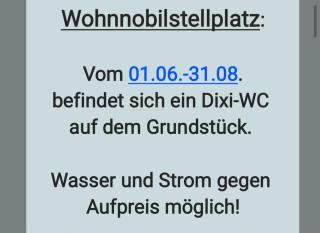 Camping Müritz Nationalpark - Wohnmobilstellplatz in der Mecklenburgischen Seenplatte Strom & Wasser vor Ort - 8