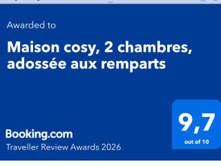 Maison cosy, 2 chambres, adossée aux remparts - 9