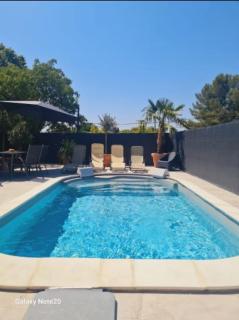 Villa 6 pers - grande terrasse & piscine privée - 6