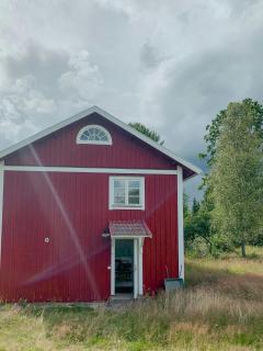 Red Wooden Cabin In Småland With Unexplored Forest - 4