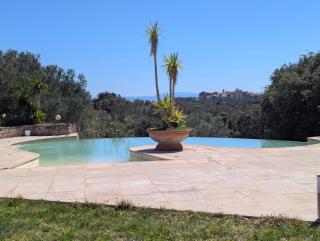 Villa A Macchia, piscine et vue sur Bonifacio - 9