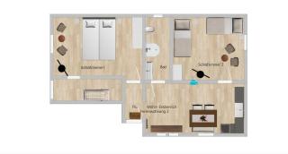 Moderne Ferienwohnung,Sauna im Haus, Parkplatz Hunde willkommen, nahe Schloss, Waldeisenbahn, Hermansbad, UNESCO Geopark, nahe polnischer Markt, Top Lage für Ausflugsziele zum Wandern oder Radfahren - 7