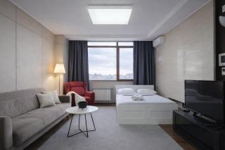 12эт СКАЗОЧНЫЙ ВИД на Хазрет Султан,с 2мя кроватями,раскладной диван, 2 санузла - 7