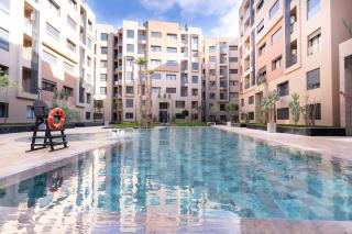 High standing apartment pool-Guéliz, Marrakech - 9