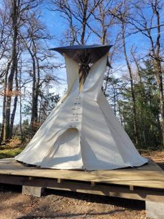 TIPIsche trekkershut - Camping Le Soustran - 0