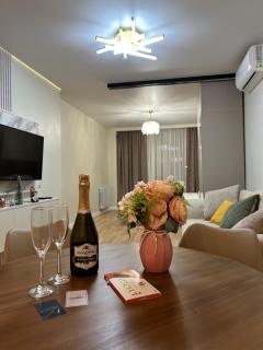 Modern Sea View Apartment - 150m to Beach - Rainbow Residence Batumi - 0