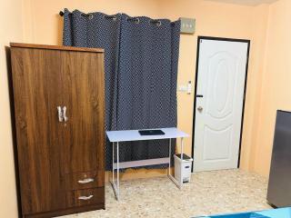 Studio with Private Balcony Kitchen & AC - 1