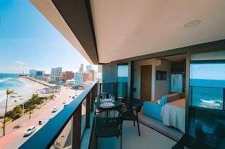 Estúdio com varanda na melhor vista da Barra - 8