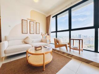 Urban Suites Jelutong #Highfloor Seaview #Water dispenser #Infinity Pool #5pax #3BR2bath #2Queen1Single #Quality well maintained #Private host - 1