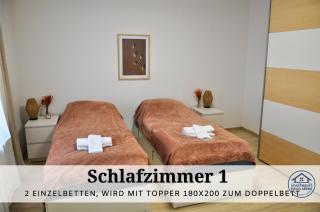 Apartment Karin - Modern ausgestattet und ideal für Gruppen bis 6 Personen und Hund, egal ob Familie, Kollegen oder Freunde, 85qm mit Terasse und eigenem Stellplatz - 4