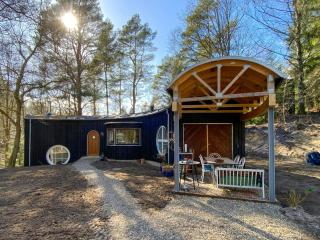 Skulpturelt Hus Med Sauna Ved Thorsø - 9