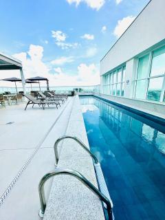 Ed Saint Moritz, Flat 02 com Garagem, SHN no Coração de Brasília - 3