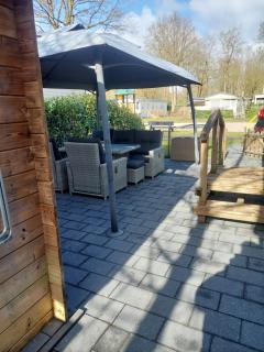 Sfeervol, kindvriendelijk familie chalet nr 74 aan speeltuin - De Pallegarste - Mariënberg - 5