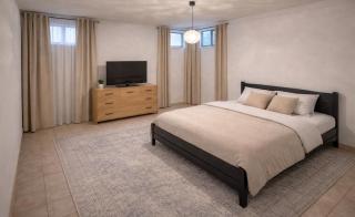 Modern 75m2 Apartment with Garden ,2 Bedrooms & Wi-Fi - 2