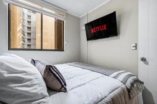 Dos Habitaciones matrimoniales, Aire Acondicionado - Santiago - 5