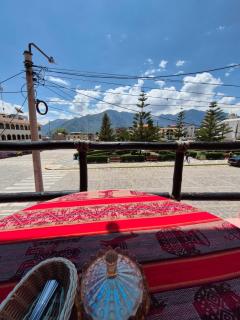 Hotel Cruz del Condor sky terrace - Plaza de armas Cabanaconde - 1