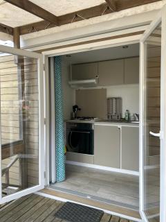 MobilHome 6 pers, 3 ch, tout équipé, camping ACM, 5 étoiles, accès direct à la mer - 9