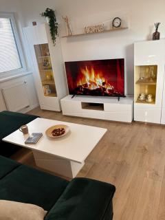 Topoľčianska Apartment Bratislava - Cozy stay with parking, AC & 10min tram to Old Town - 9