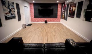 Blisscapade Pool Movie Theater Games Backyard - 7