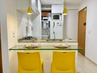 Flat vista do mar próximo ao shopping e aeroporto - 7