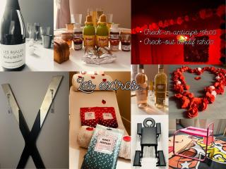 Amour et Bulles - Love Room Valence - Suite romantique avec balnéo privée 2 places - 5