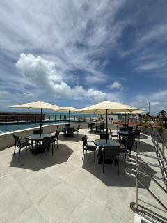 Flat em Porto de Galinhas Vista Mar Rooftop Piscina Restaurante - 3