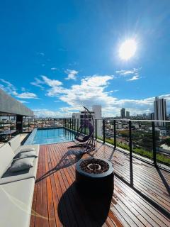 Flat Exclusivo com Rooftop e Piscina - 8