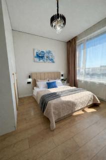 Уютная евродвушка на левом берегу с видом на экспо и главную мечеть - 0