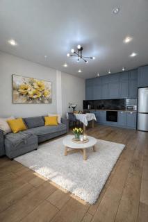 Уютная евродвушка на левом берегу с видом на экспо и главную мечеть - 4