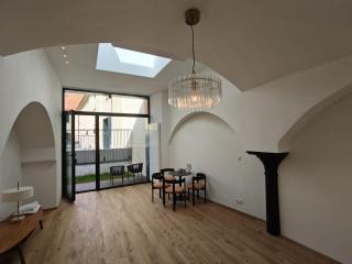 free parking, Nuslesky Pivovar Blue Arch Luxury Apartment With Garden - 4