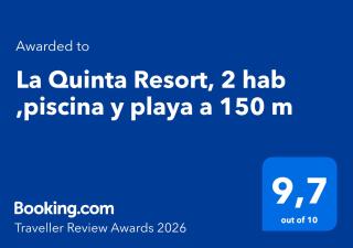 La Quinta Resort, 2 hab ,piscina y playa a 150 m - 0