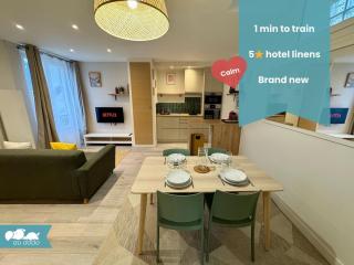 1min RER A - T2 rénové & tout équipé - 20min Paris - 0